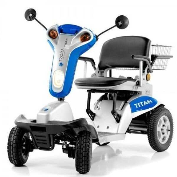 Tzora Titan Hummer XL Folding 4-Wheel Mobility Scooter 1